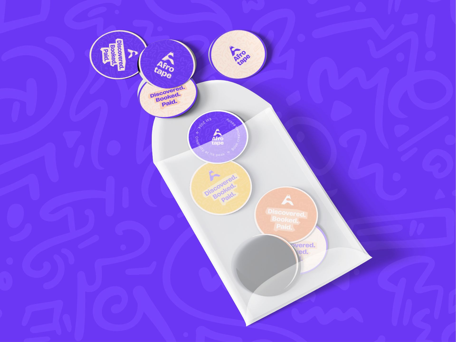 Afro Tape sticker pack