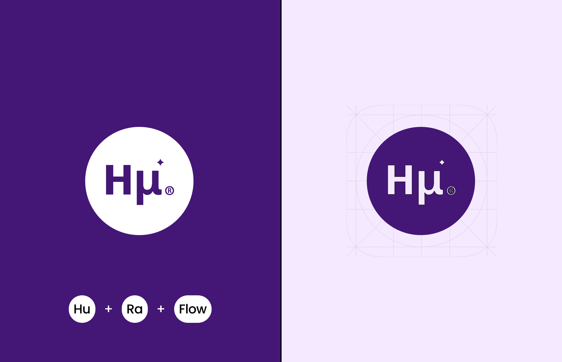 Huraflow logo construction