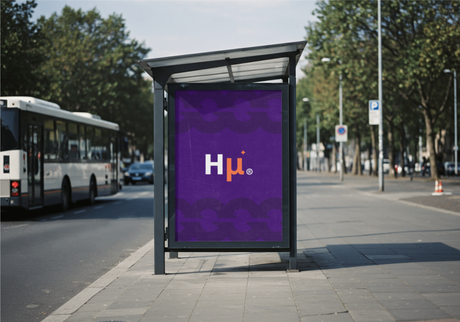 Huraflow bus stop mockup