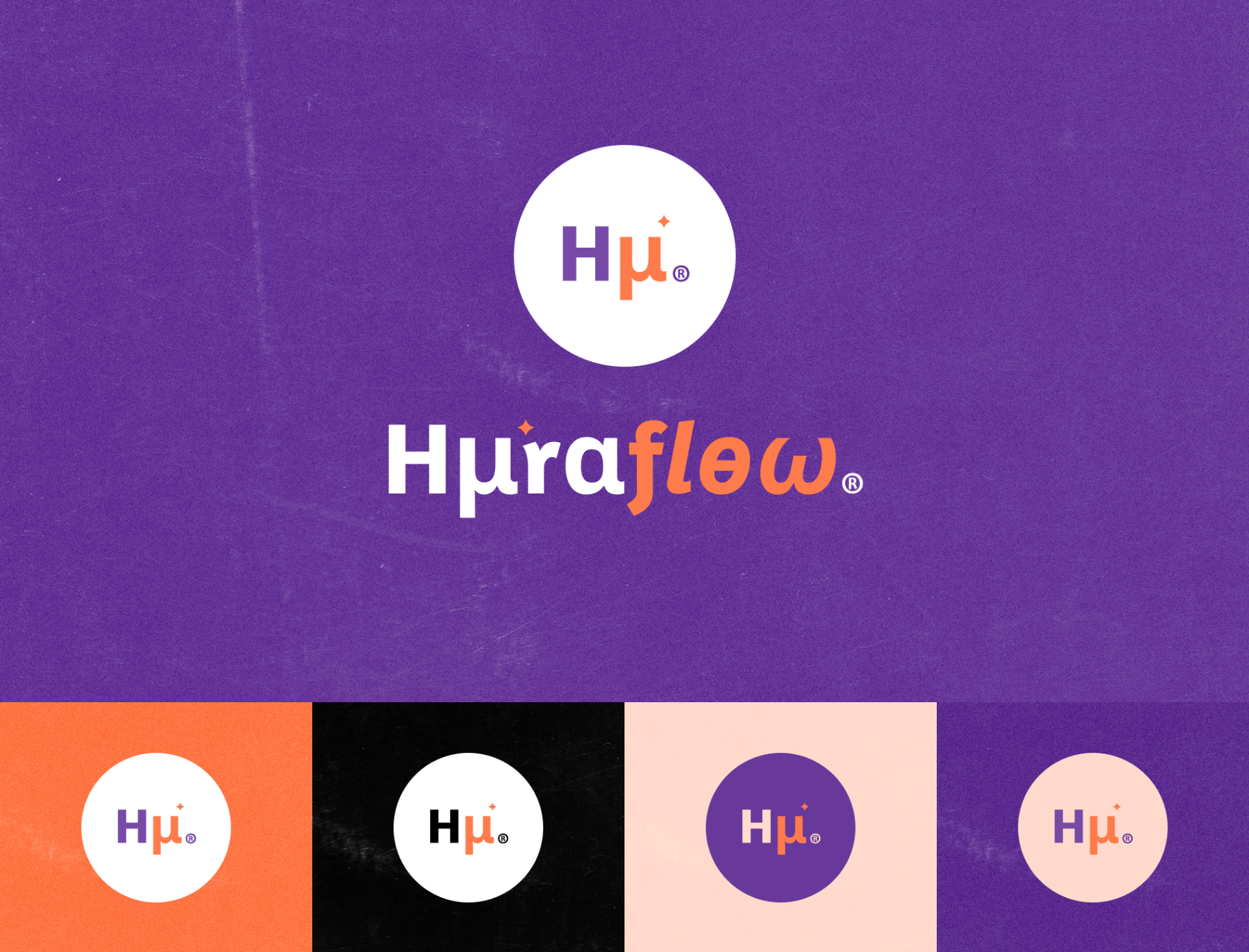Huraflow logo system