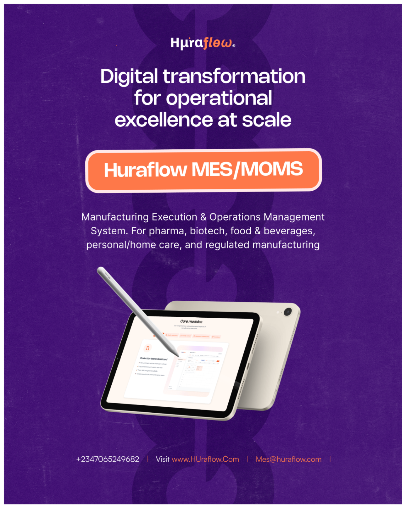 Huraflow brochure front cover